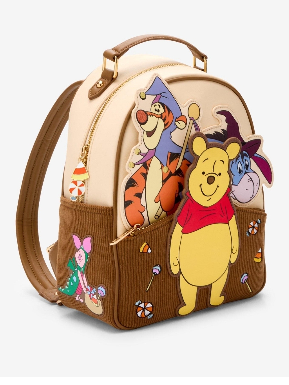 Loungefly Winnie Pooh & Friends Halloween Costume Mini Bkpk & Cardholder BNWT